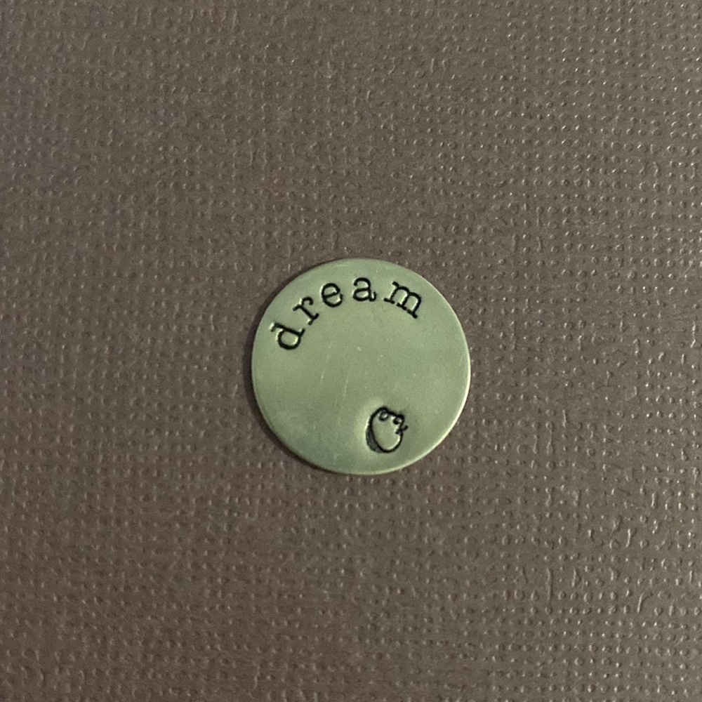 Origami Owl Plate | Dream | Medium Locket